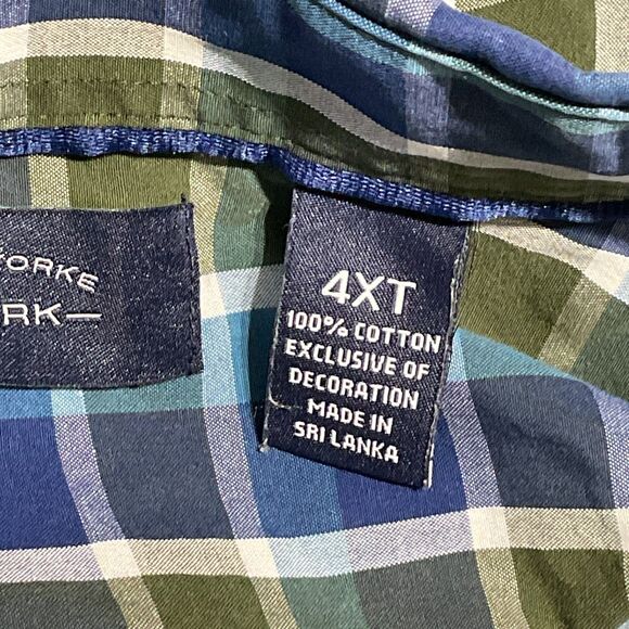 Roundtree & Yorke 4XT Plaid Button Down Shirt - Picture 7 of 9